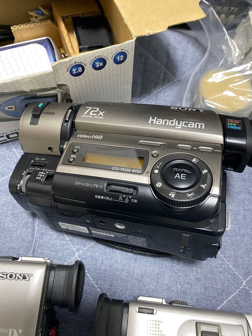 sony Panasonic nikon ビデオカメラ 動作未確認 8点