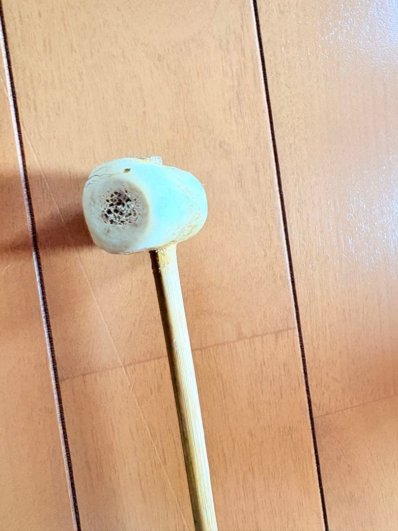 阿波踊り　鉦カネ 鳴物 鼓鉦 鐘　金具.木製柄持ち手 バチ付き だんじり