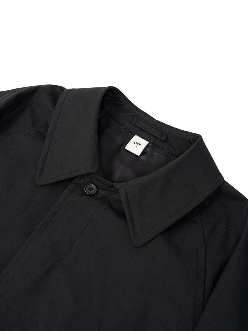 ジャケット・アウター OVY Cotton Bal Collar Over Coat (black)