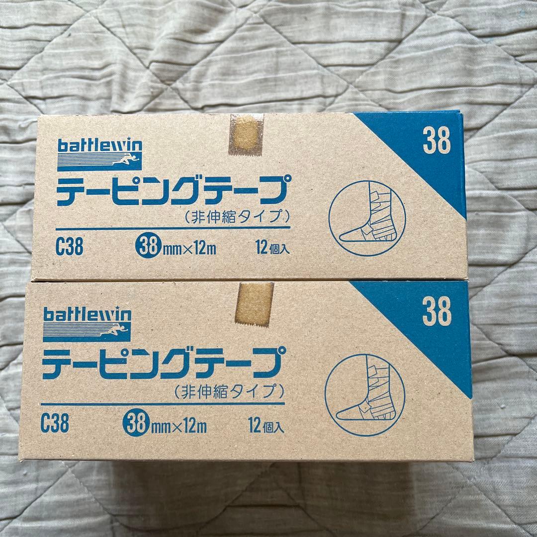 battlewin テーピングテープ 38mm x 12m 12個入り