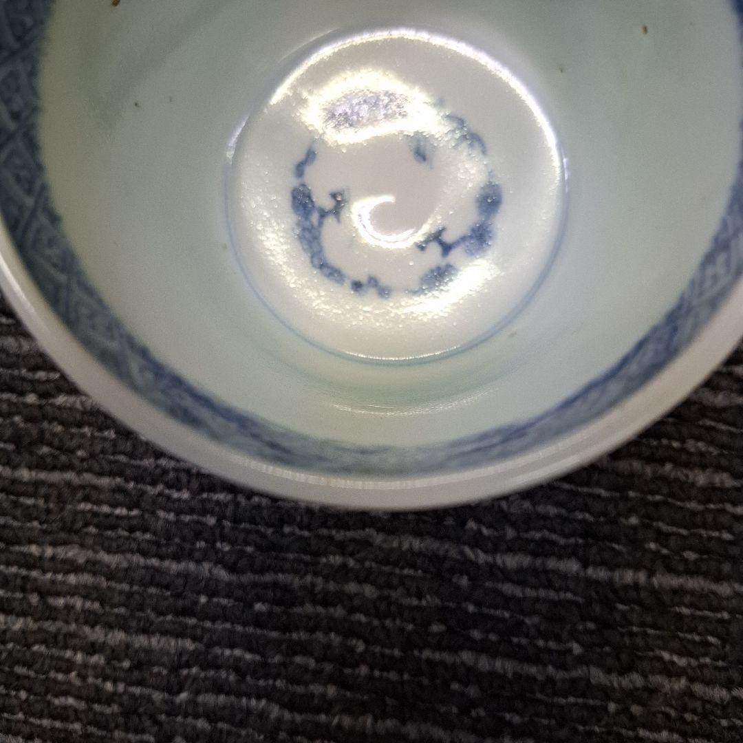 伊万里焼花唐草蕎麦猪口大振り