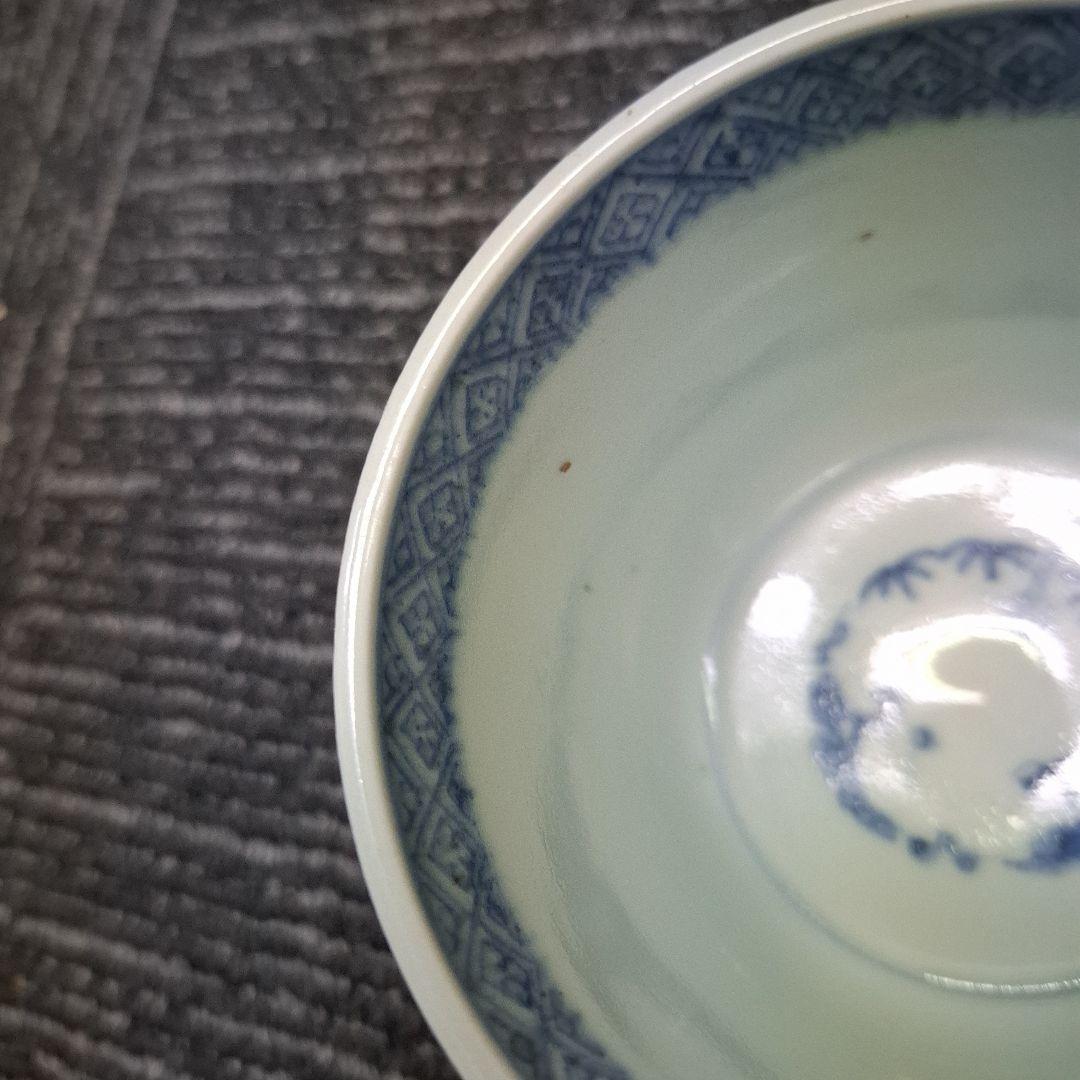 伊万里焼花唐草蕎麦猪口大振り
