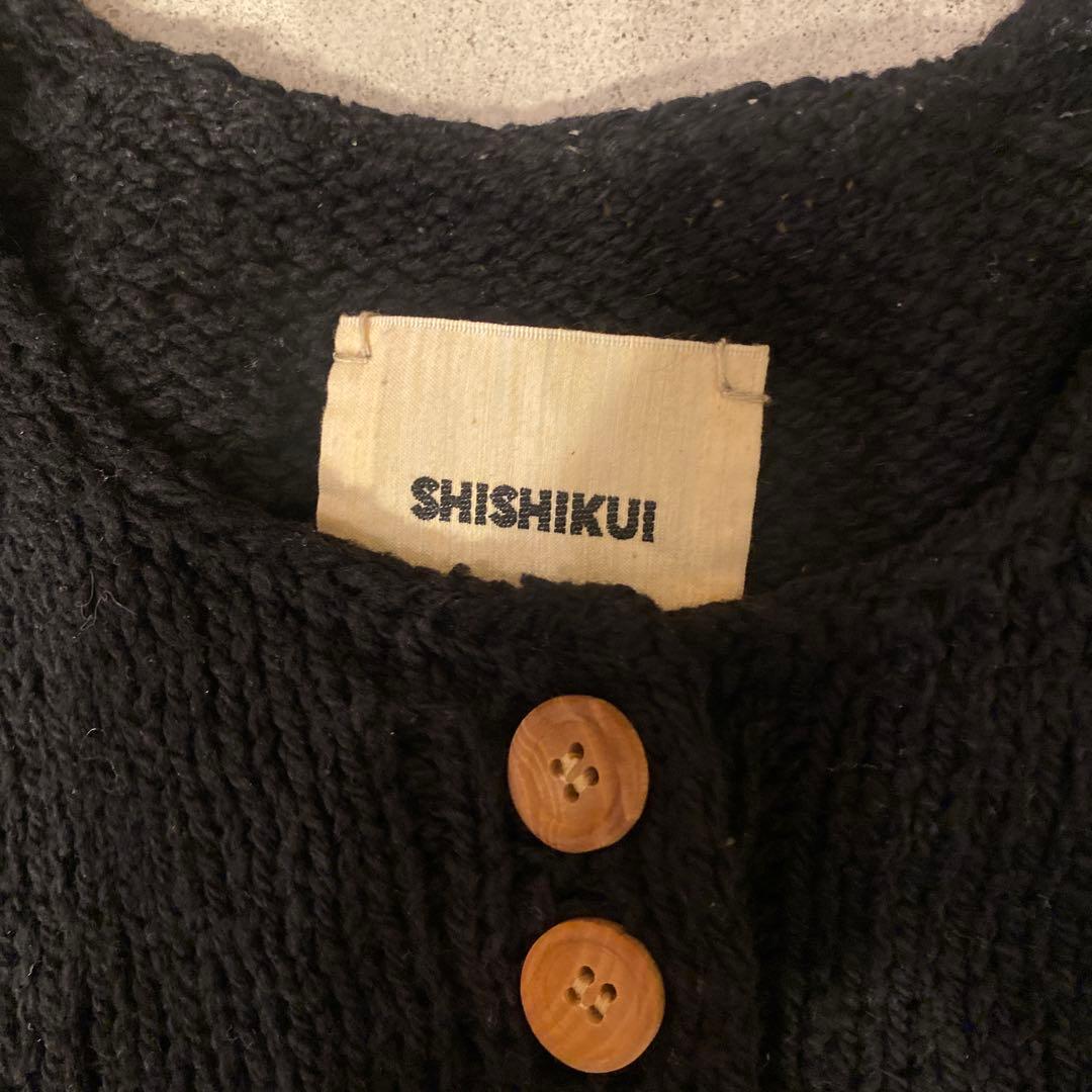 トップス SHISHIKUI mamybotan black