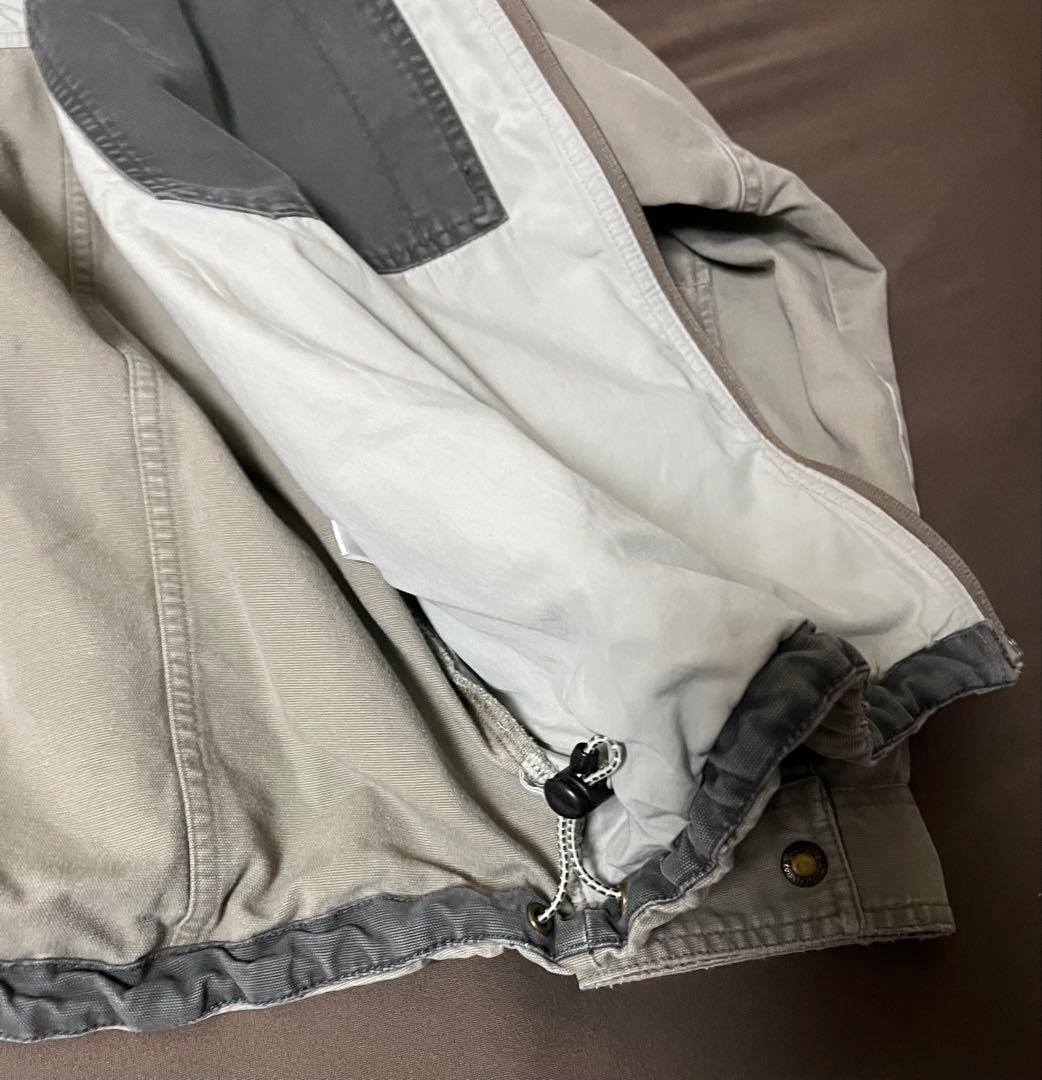 90's Columbia コロンビア　ワークジャケット　古着　ドローコード付き