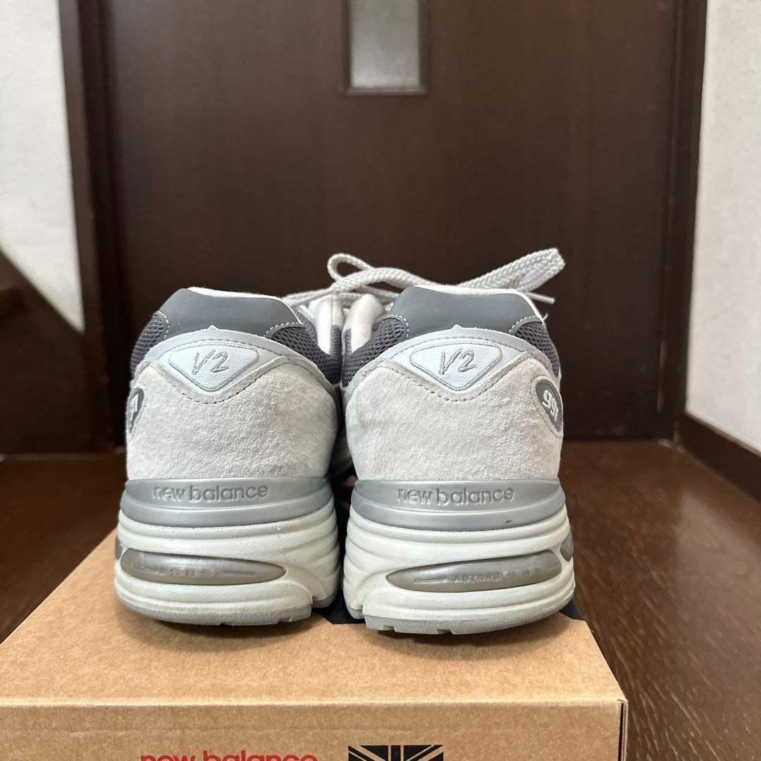 靴 New Balance 991 v2 \"Light Gray\" U991LG2