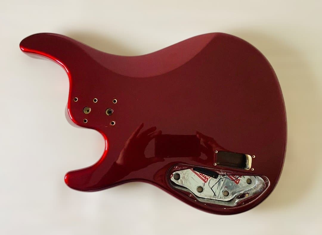 MUSICMAN STERLING USA エレキベースボディ メタリックレッド