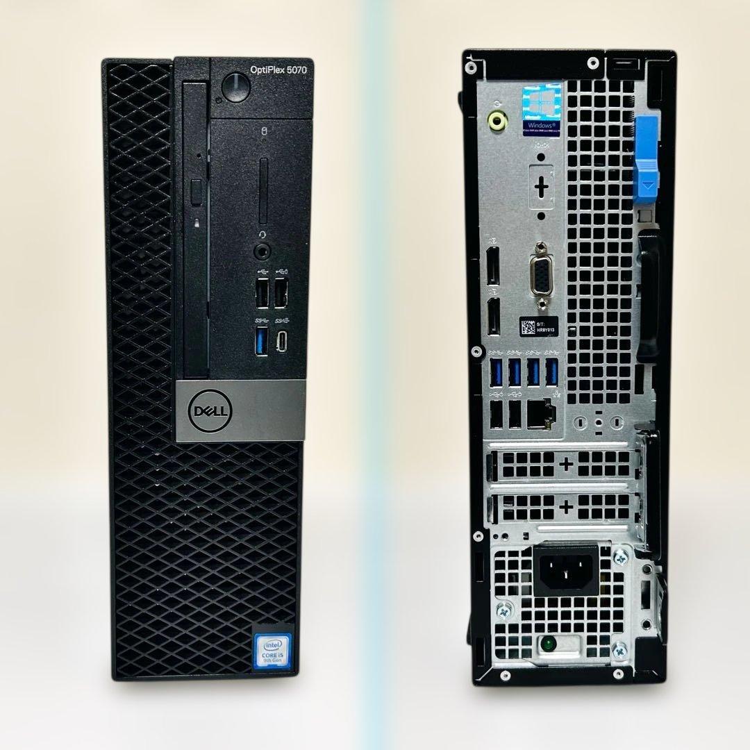 DELL ビジネス向けデスクトップ OptiPlex5070 第9世代i5搭載