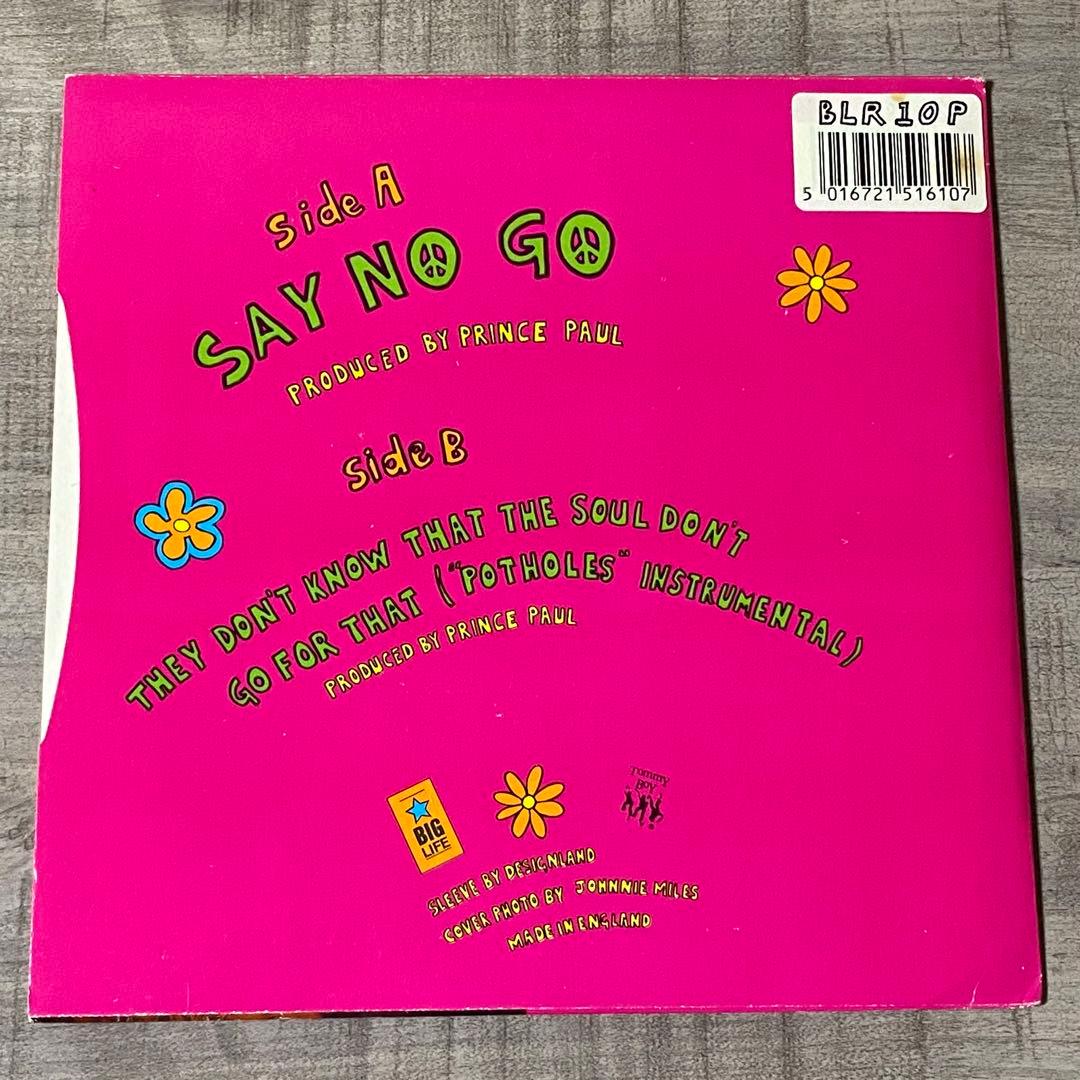7インチ+ポスター De La Soul Say No Go HIPHOP