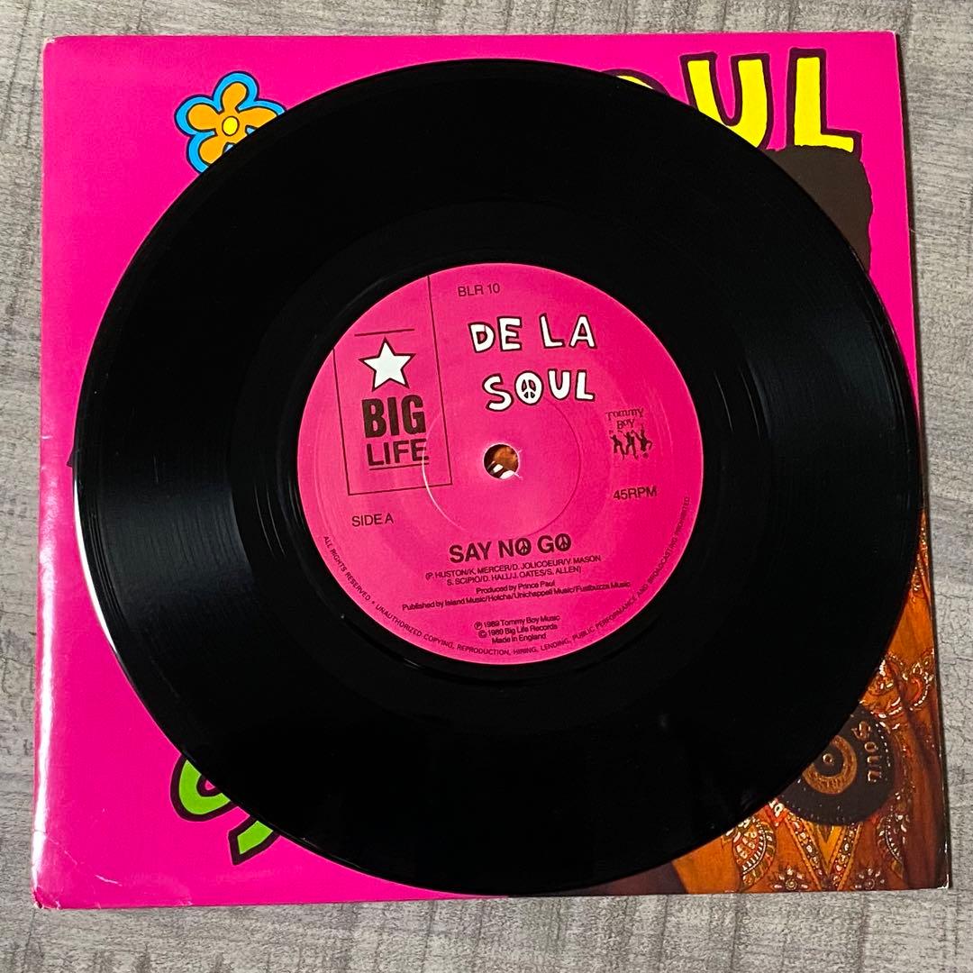 7インチ+ポスター De La Soul Say No Go HIPHOP