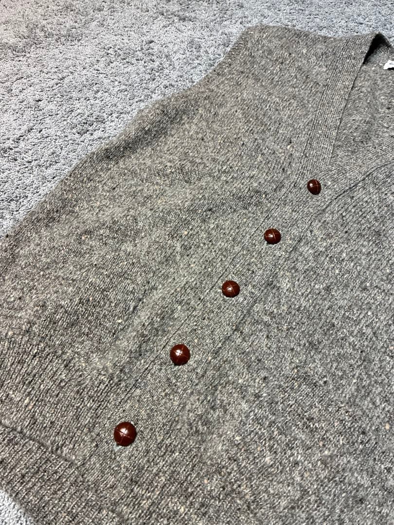 アイルランド製 CASTLE DONEGAL TWEED ウールベスト L 古着