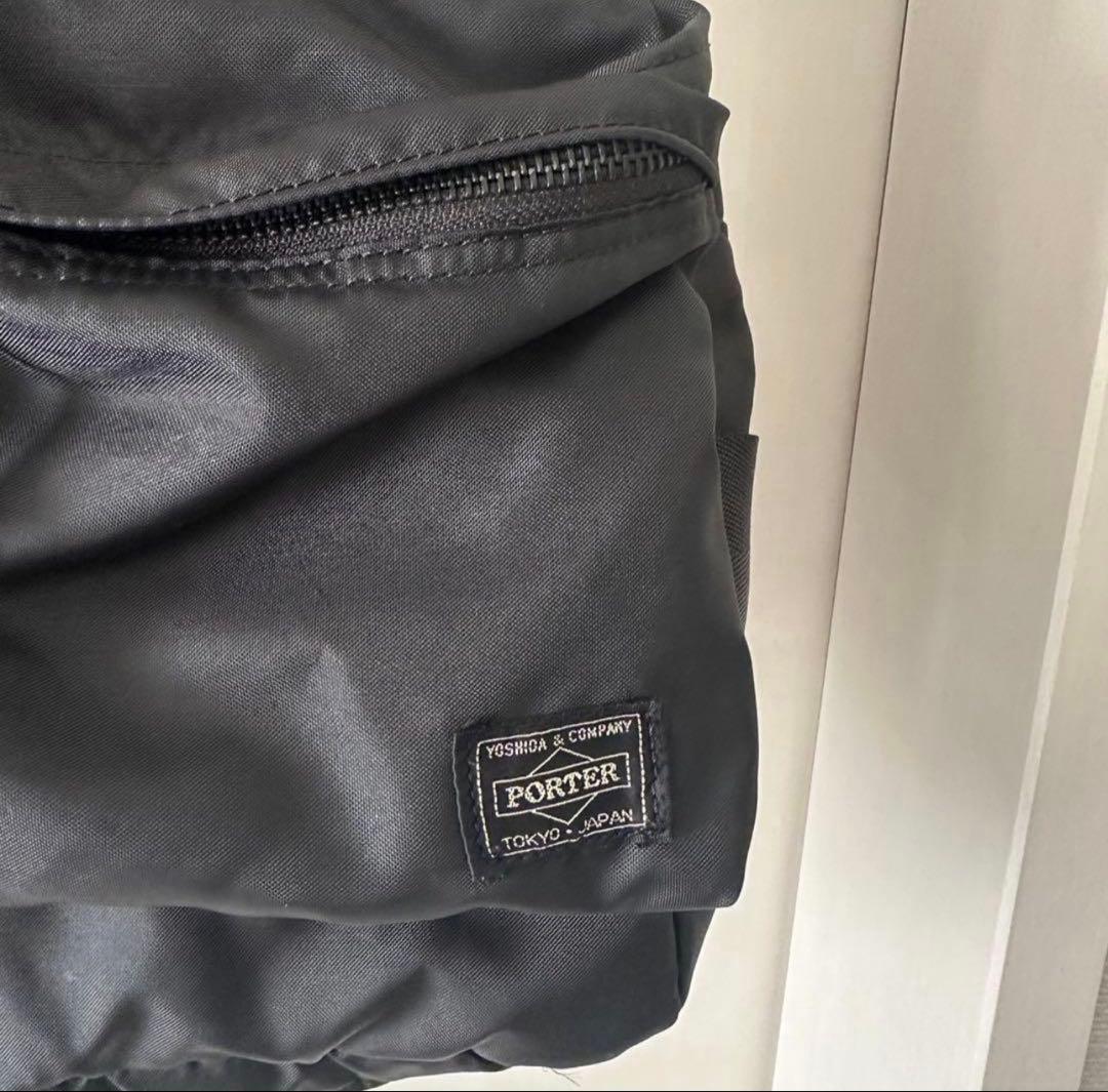 PORTER ブラック ボストンバッグ ショルダー付き