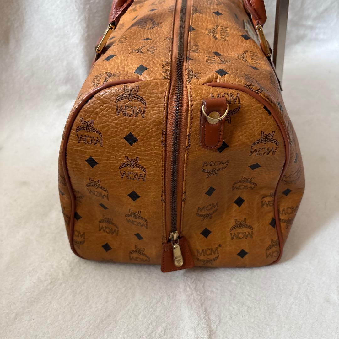 美品✨MCM 大容量 ボストンバッグ ブラウン　モノグラム