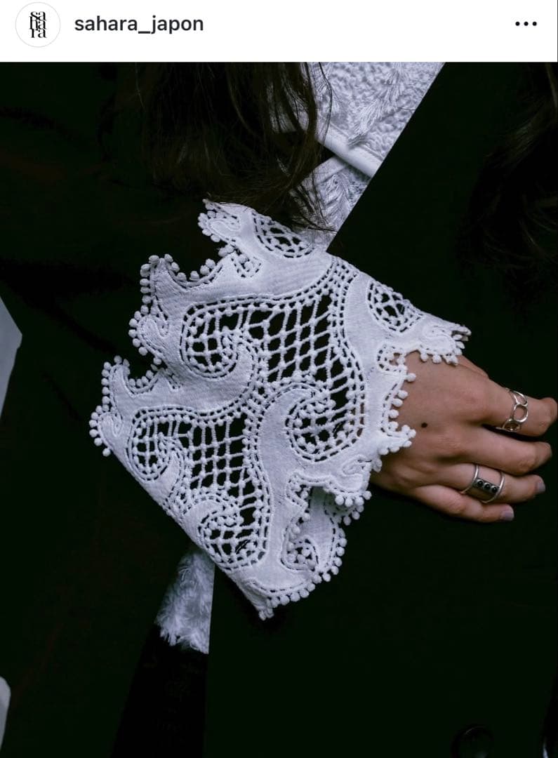 ジャケット・アウター Lace Cuff Over Jacket