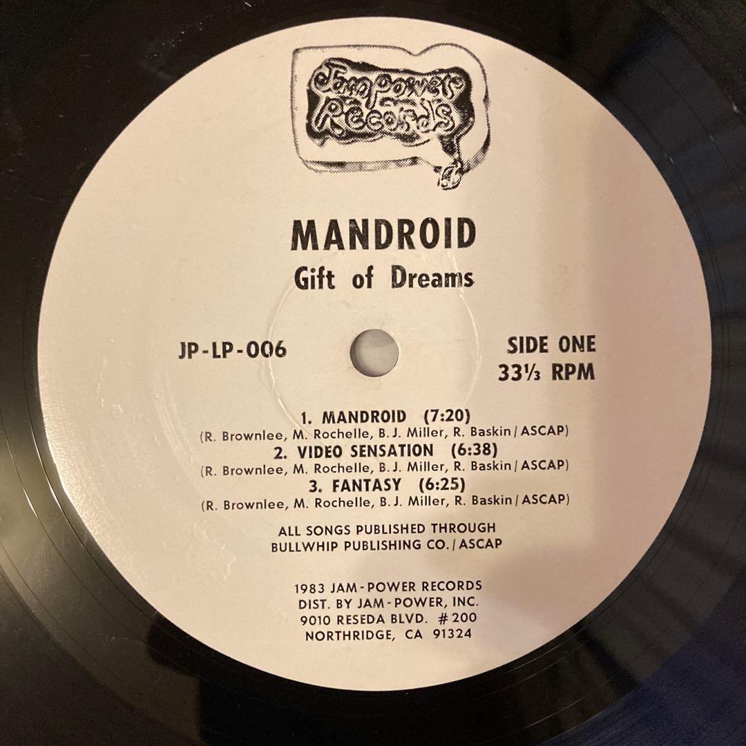 GIFT OF DREAMS MANDROID LP レコード　USオリジナル