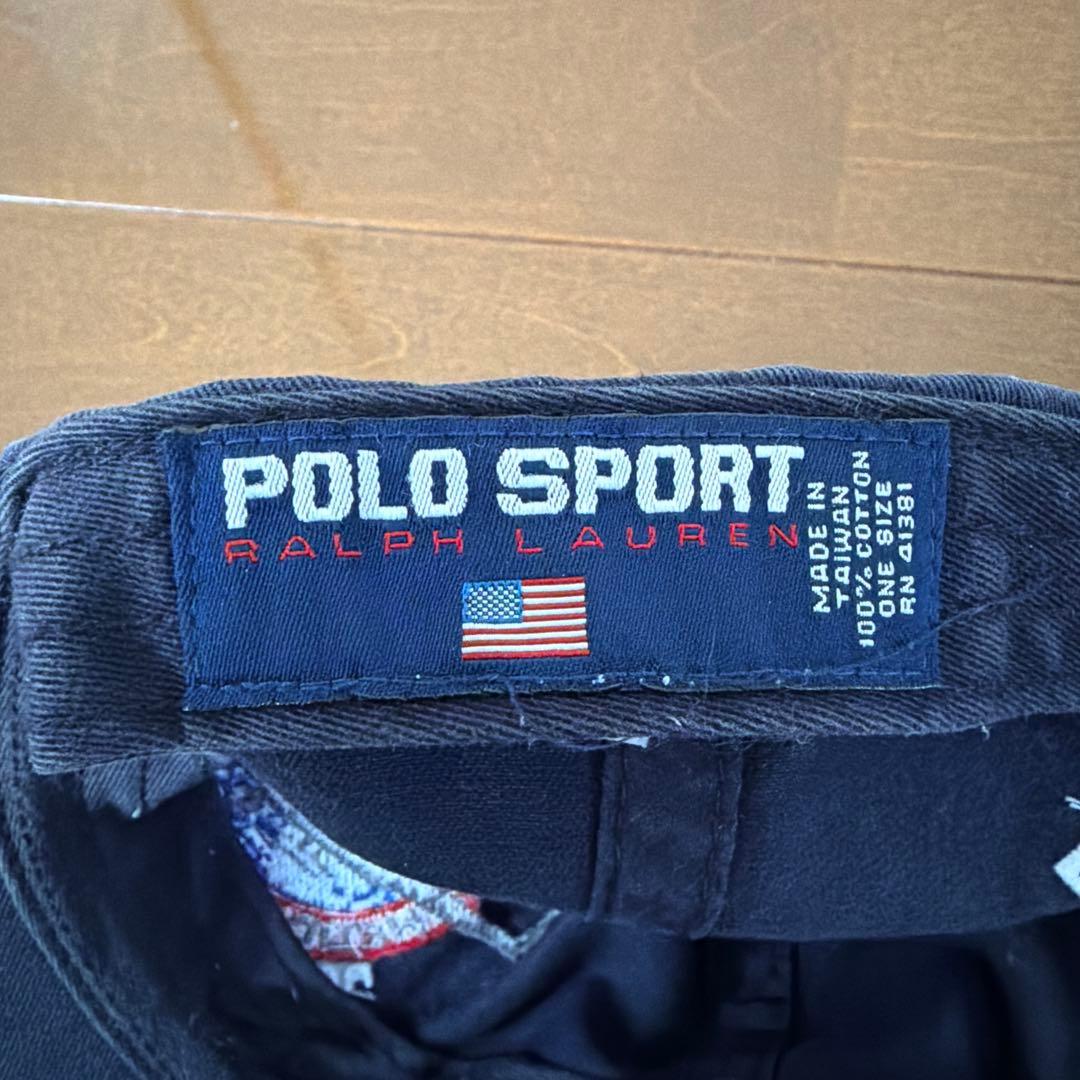 90s Polo Sport キャップ ポロスポ ラルフローレン 台湾製