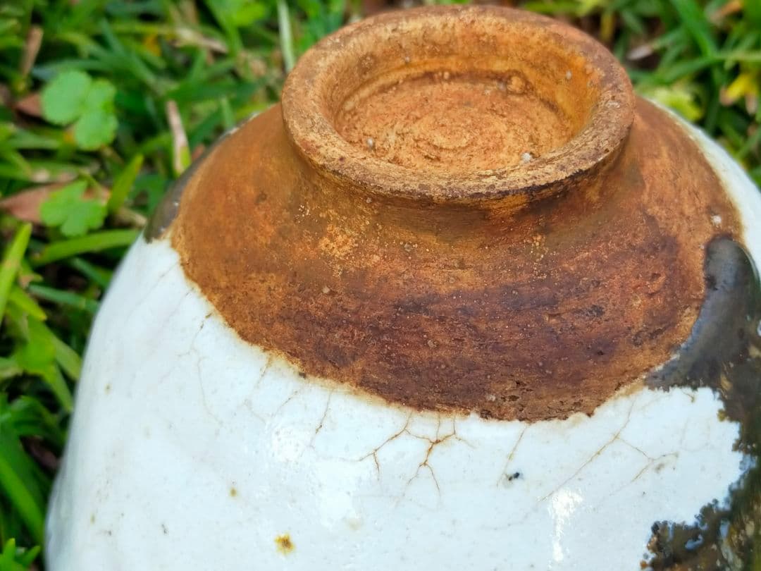 ♥美濃焼　茶碗　無銘　骨董品