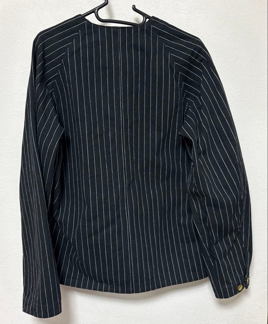 Schott/ストライプ エンジニア ジャケット
