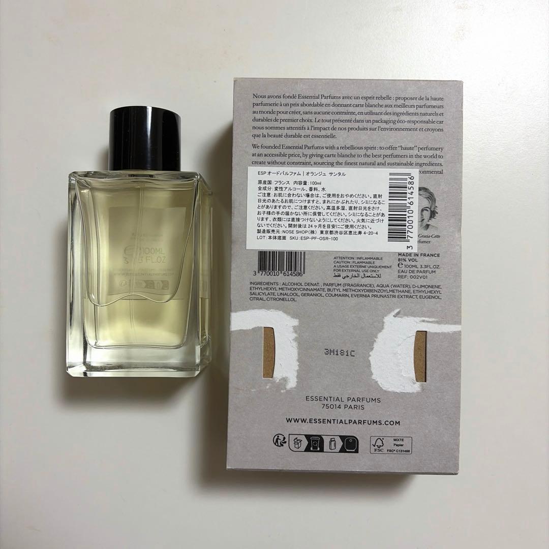 香水(ユニセックス) ESSENTIAL PARFUMS ORANGE X SANTAL 100ml