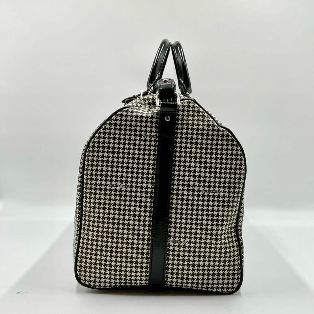 【美品】 RALPH LAURENT 2way ボストンバッグ 千鳥格子 希少