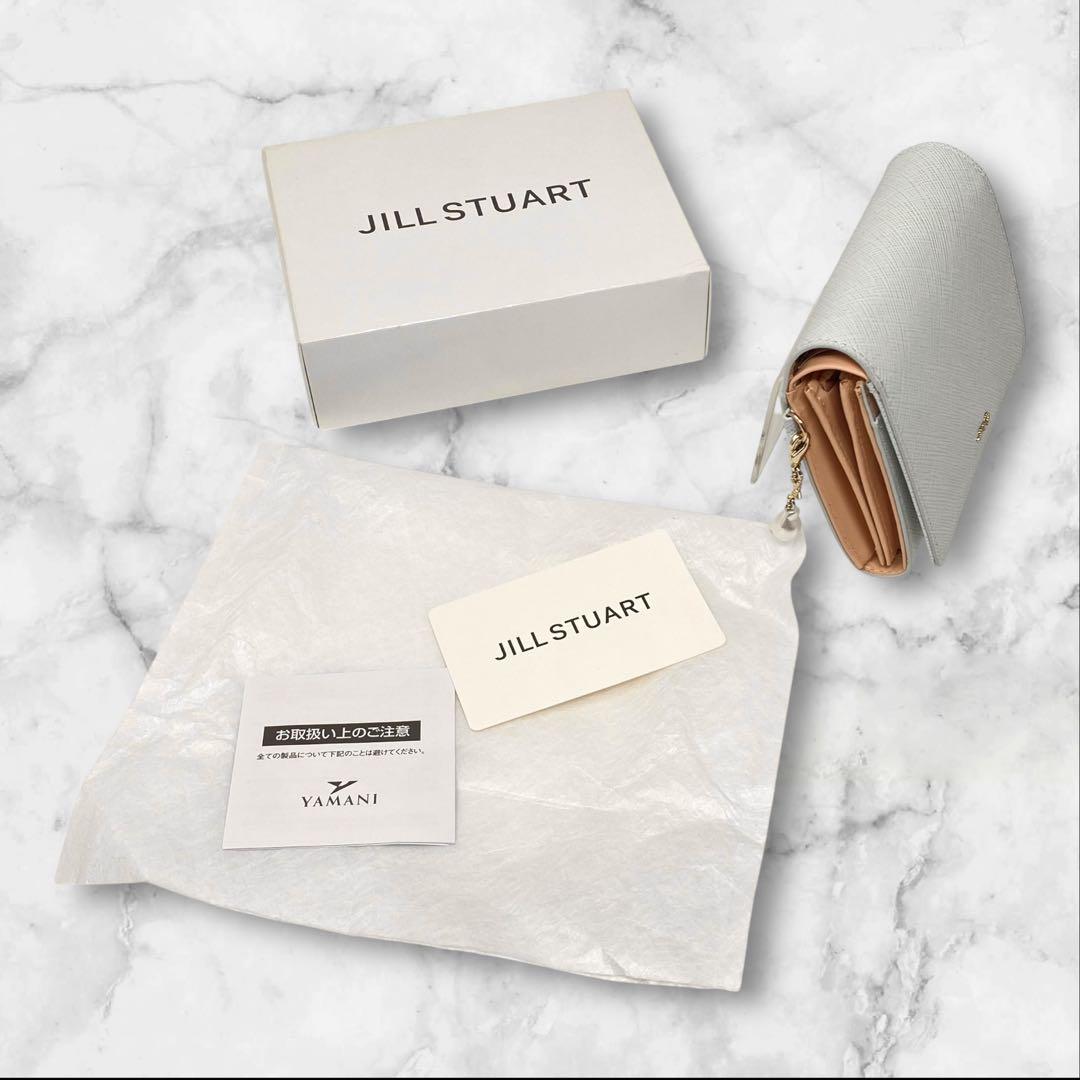 JILLSTUART 二つ折り財布 グローリア アイスブルー ジルスチュアート