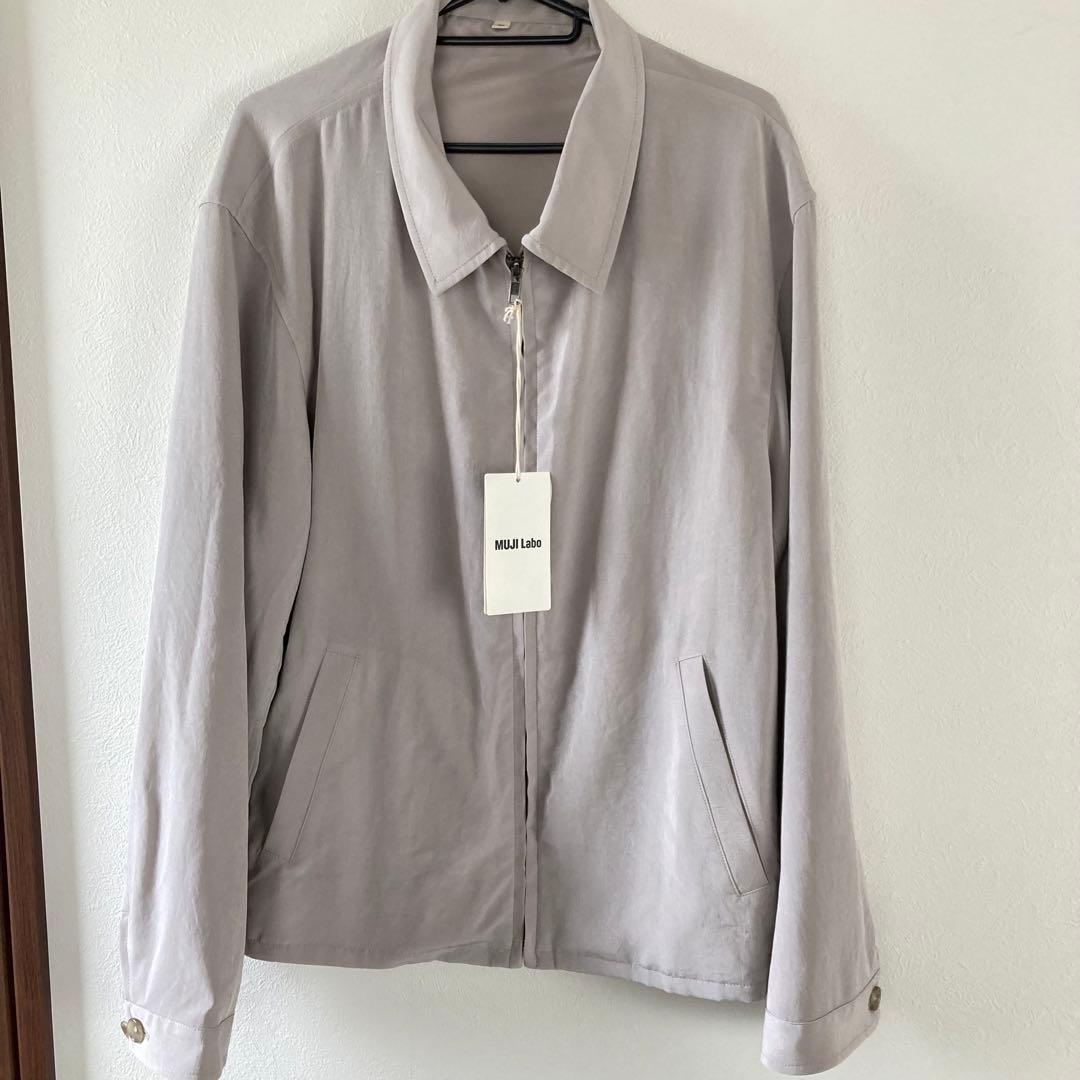 MUJI Labo ムジラボ　トリアセテート混ジップアップブルゾン　Mサイズ