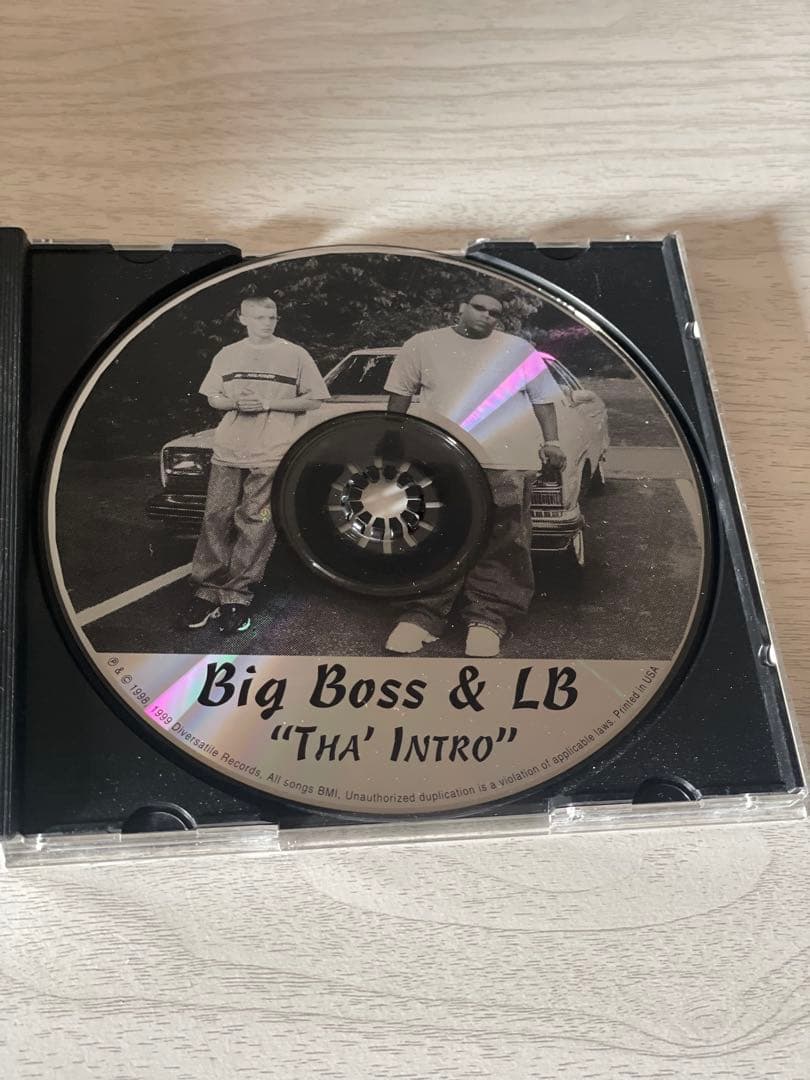 【レア皿】Big Boss & LB \"Tha' Intro\" CD g-rap