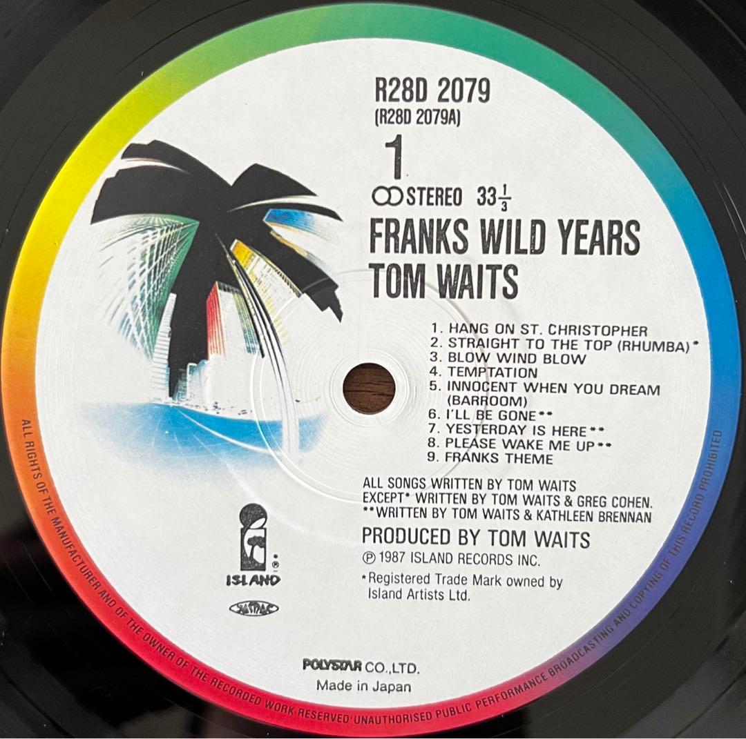 【LP/美盤/帯付】TomWaits / Franks Wild Years