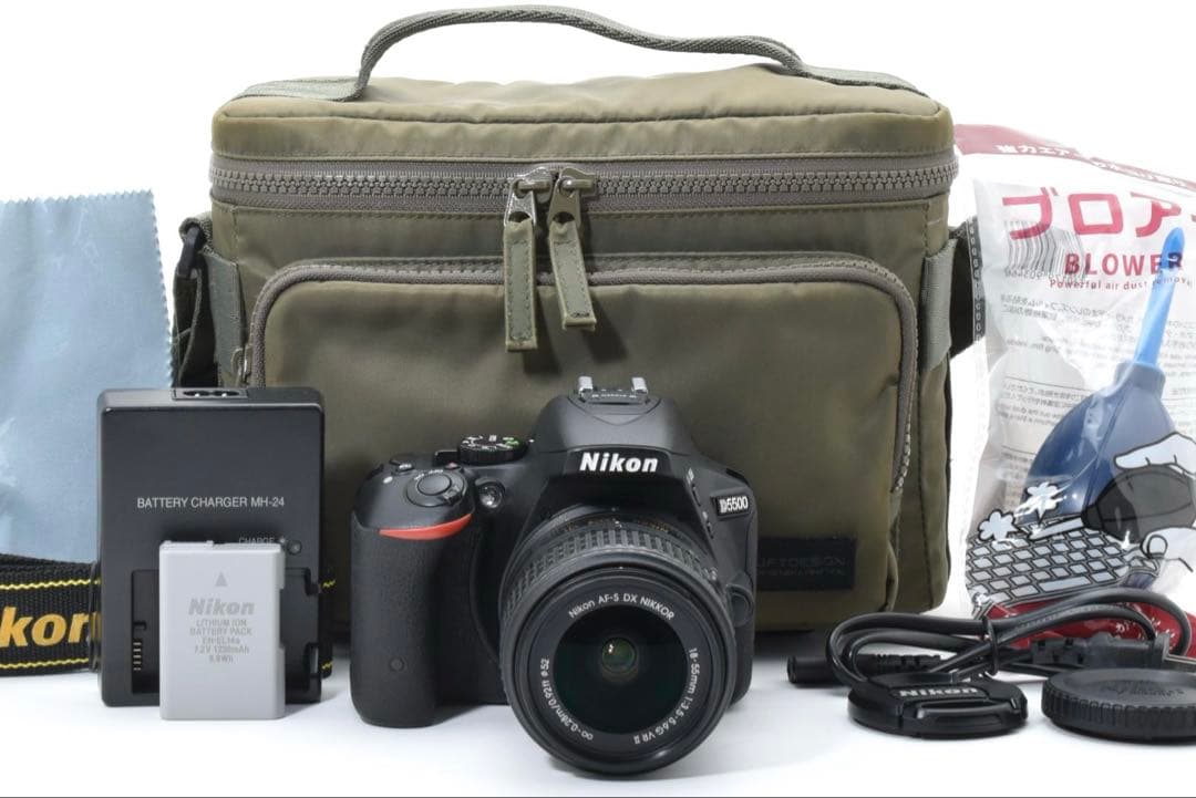 ✨Nikon D5500✨レンズキット カメラバック付 手ぶれ補正 動作良好