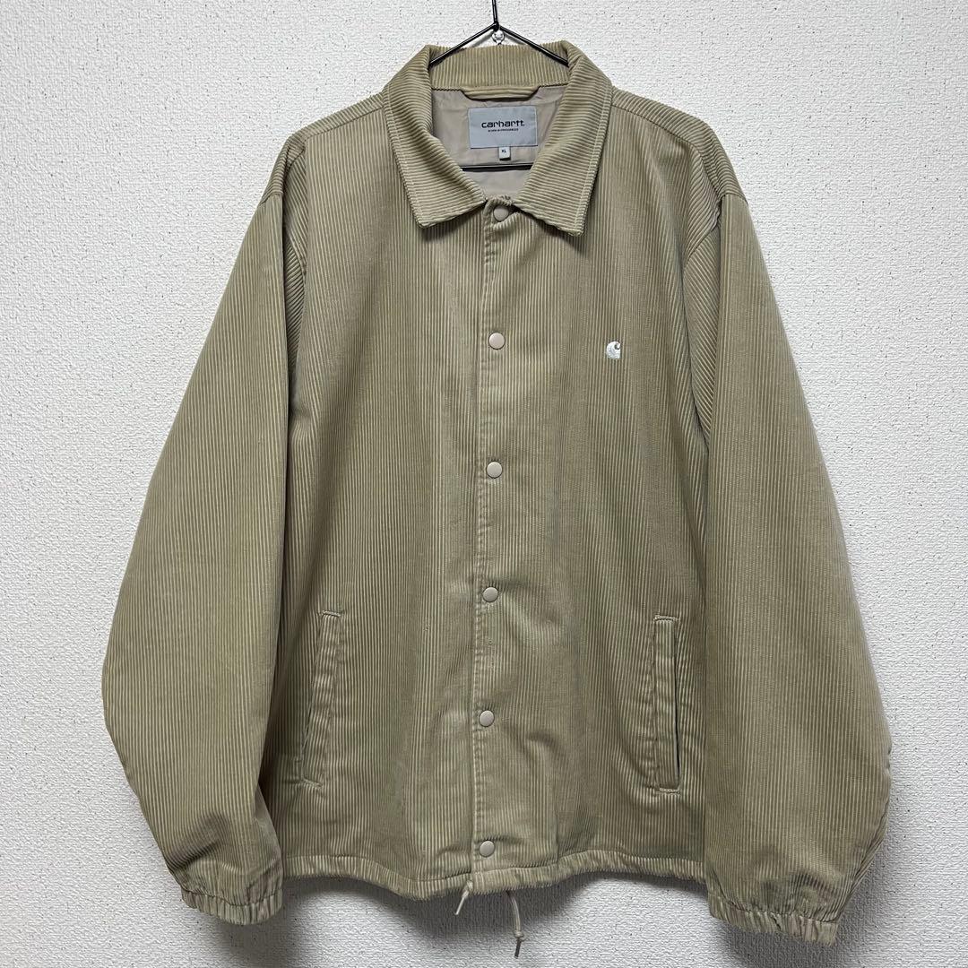 Carhartt コーデュロイコーチジャケット ベージュ XLサイズ
