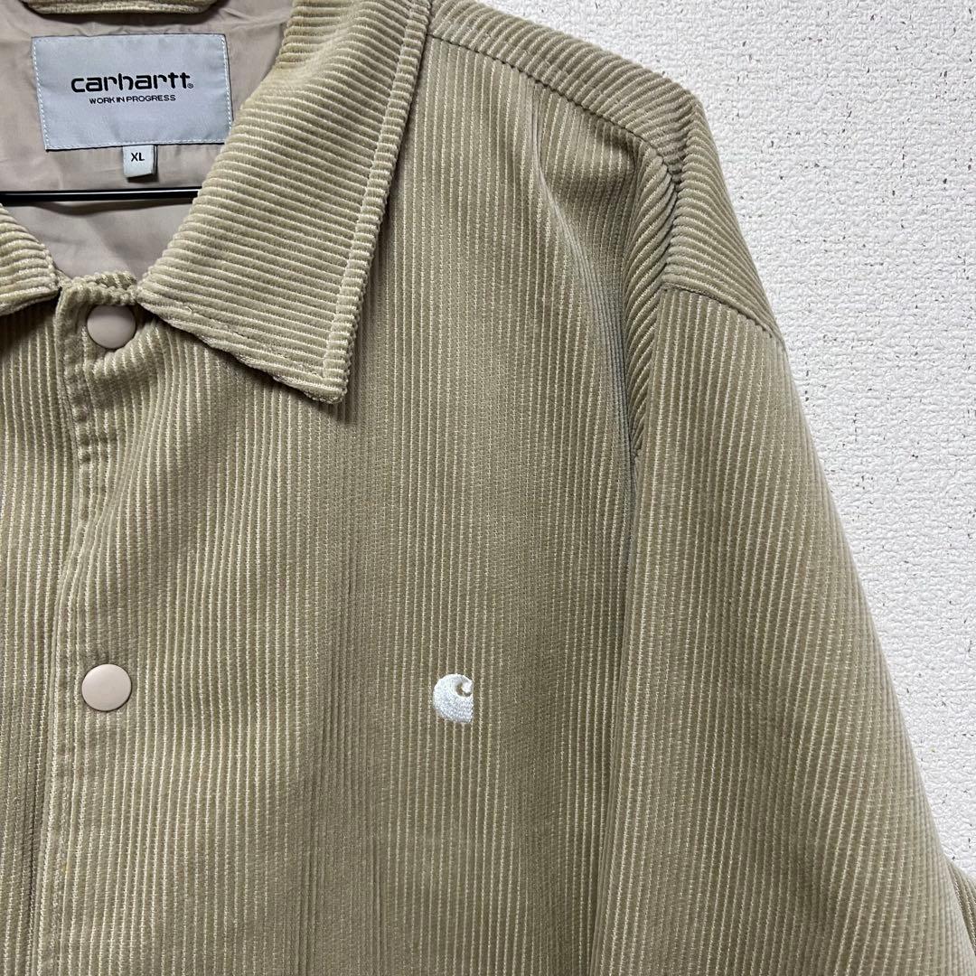 Carhartt コーデュロイコーチジャケット ベージュ XLサイズ
