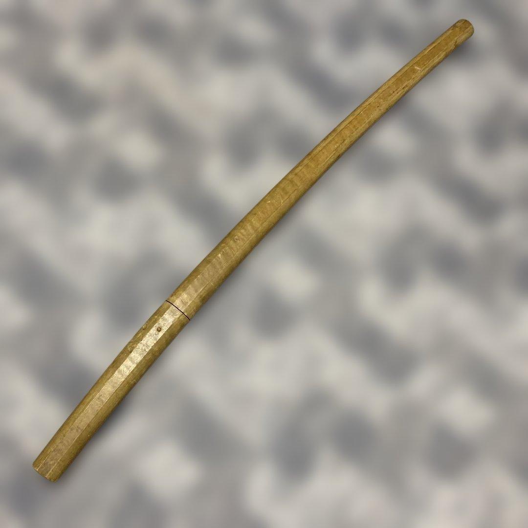 激安模造刀 白木鞘大刀 互の目乱れ刃文