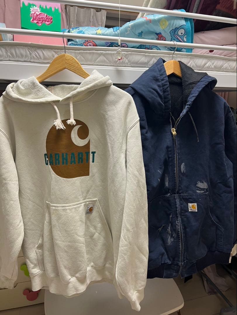 00s Carhartt アクティブ パーカー ジャケット XL パーカーセット