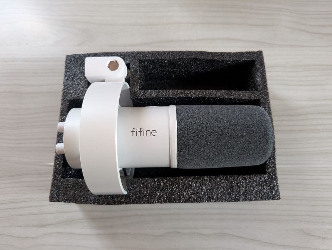 FIFINE K688 ダイナミックマイク 白