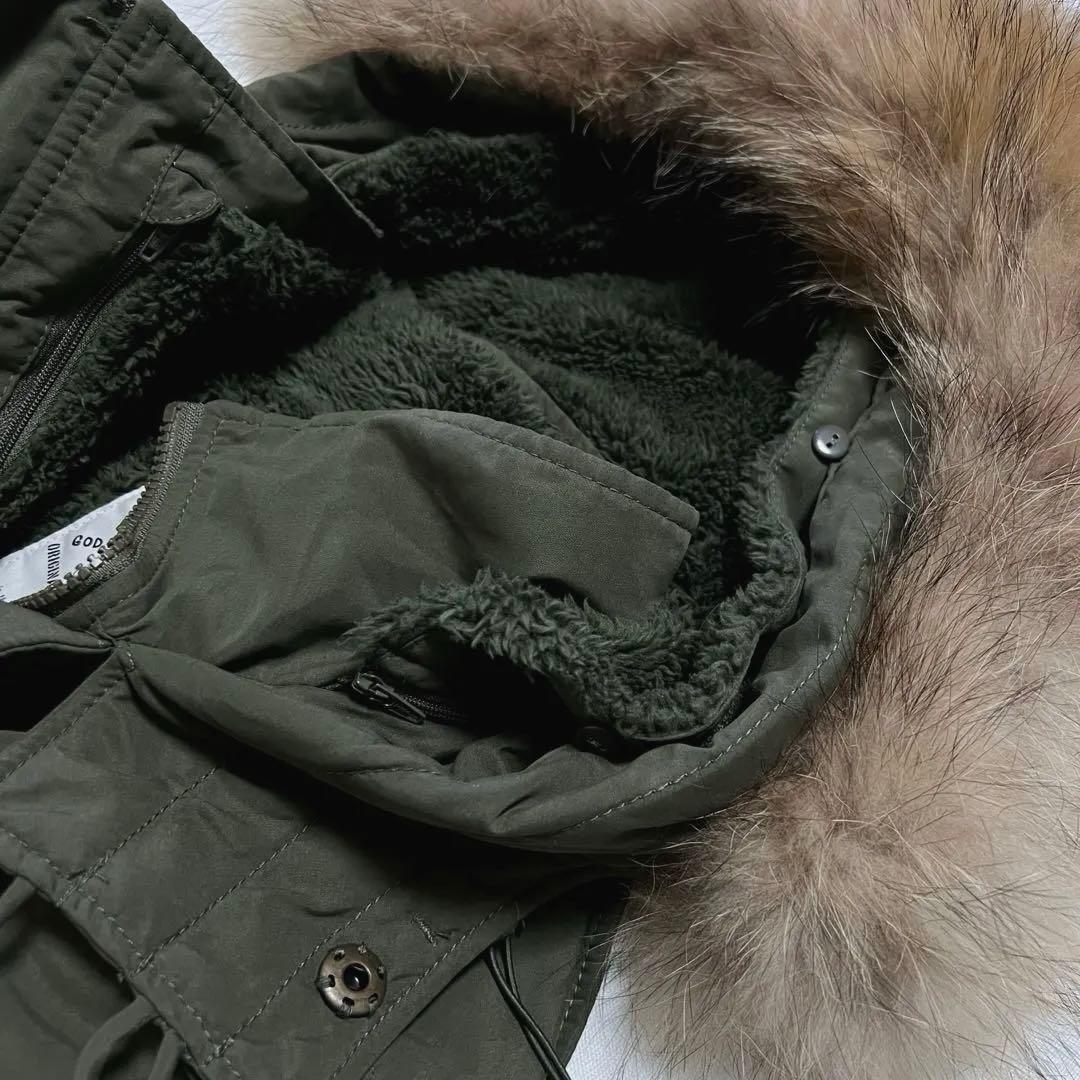 美品 SLY モッズコート y2k N3B ラクーン ファー size2 （M）