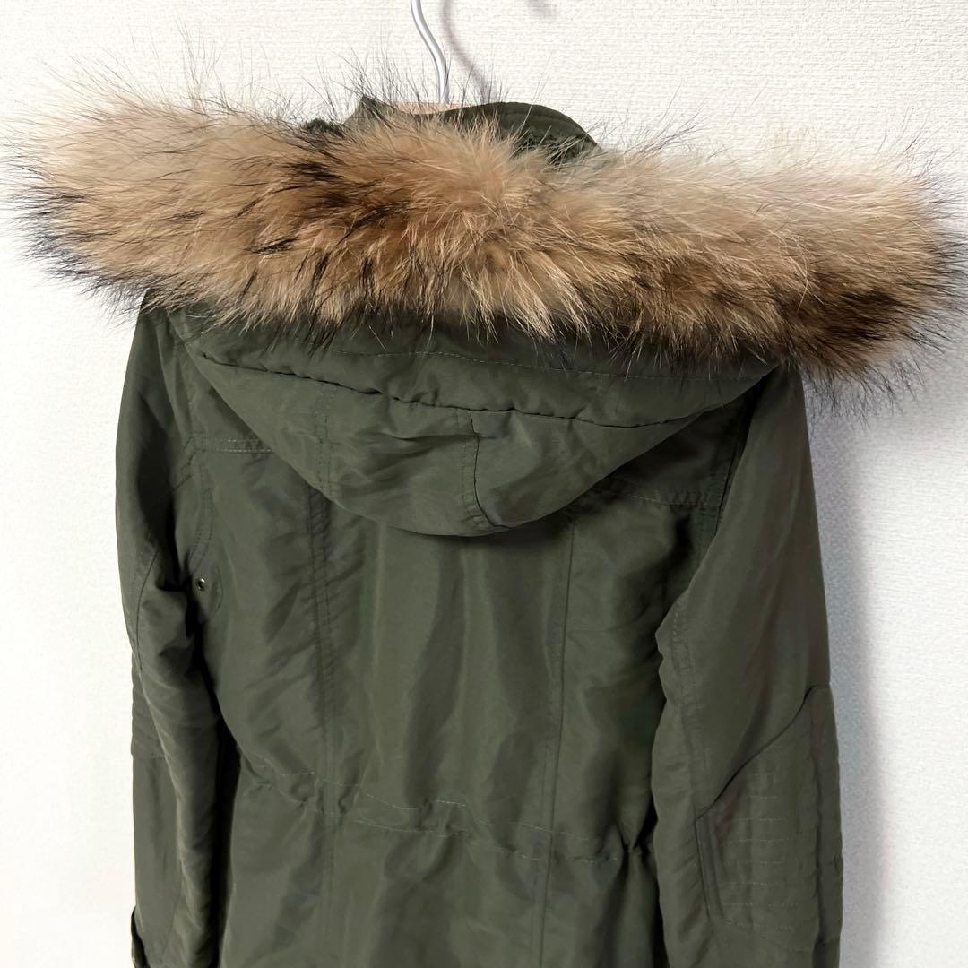 美品 SLY モッズコート y2k N3B ラクーン ファー size2 （M）