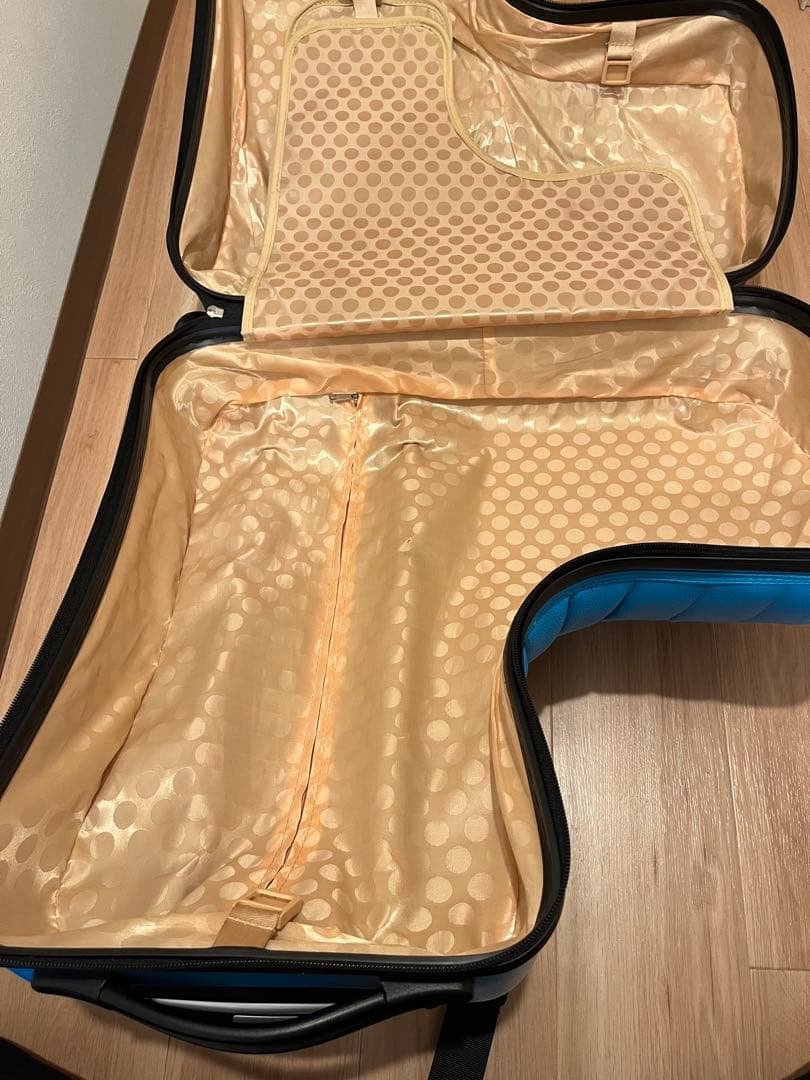 Homraku子供用キッズキャリーケース トランク ダイヤルロック式　水色