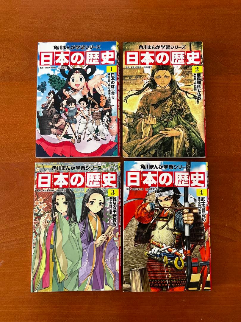 角川まんが学習シリーズ 日本の歴史 全巻セット 1-15巻