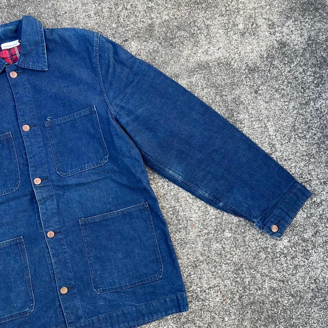 珍品 真紺50s SIMPSONS SEARSカバーオール 裏地フランネル