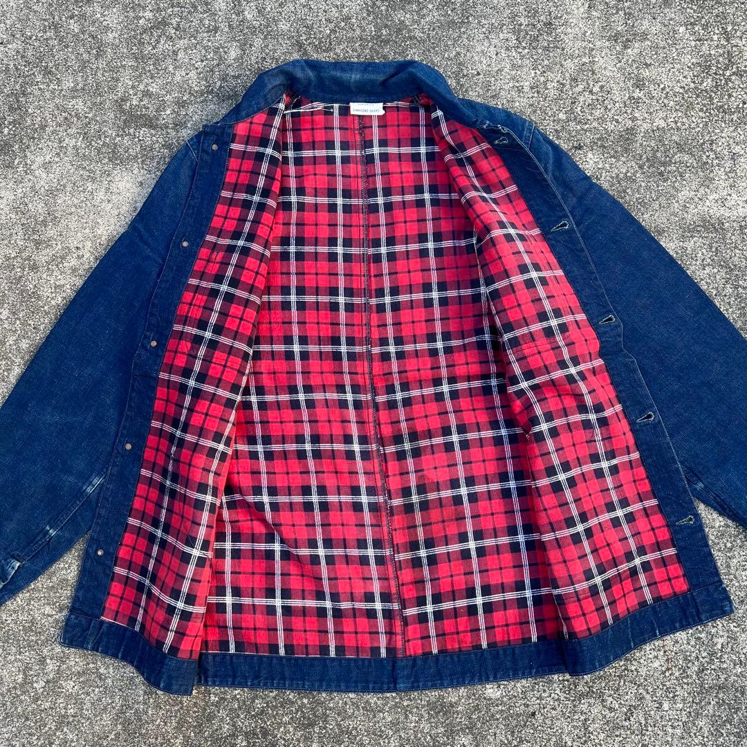 珍品 真紺50s SIMPSONS SEARSカバーオール 裏地フランネル