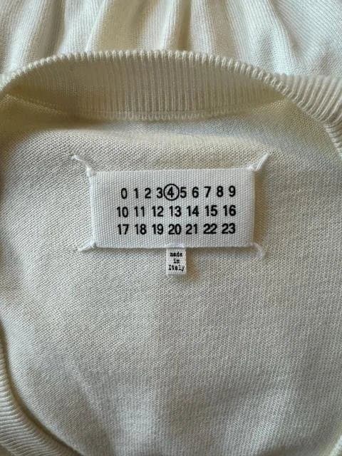 最終 マルジェラ Maison Margiela エルボーパッチ カーディガン