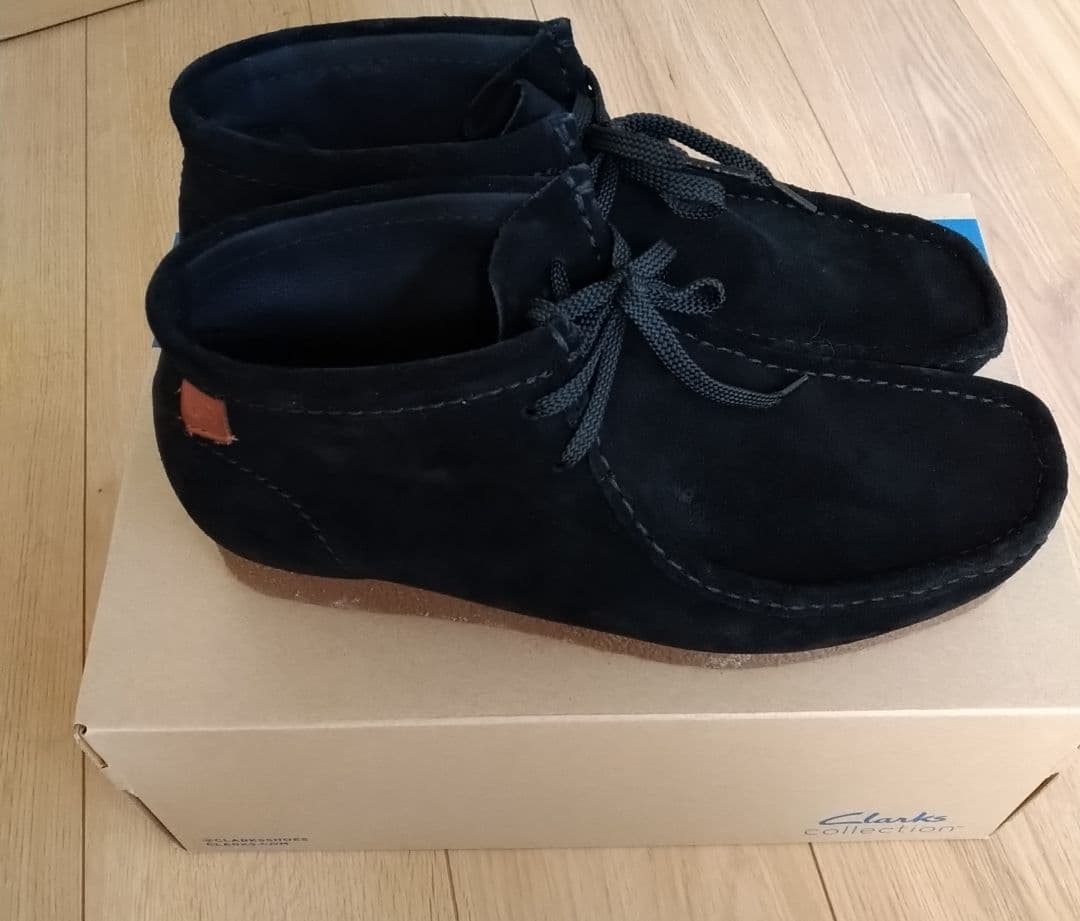 Clarks 黒 メンズ SHACRE BOOTシェイカーブーツワラビーブーツ