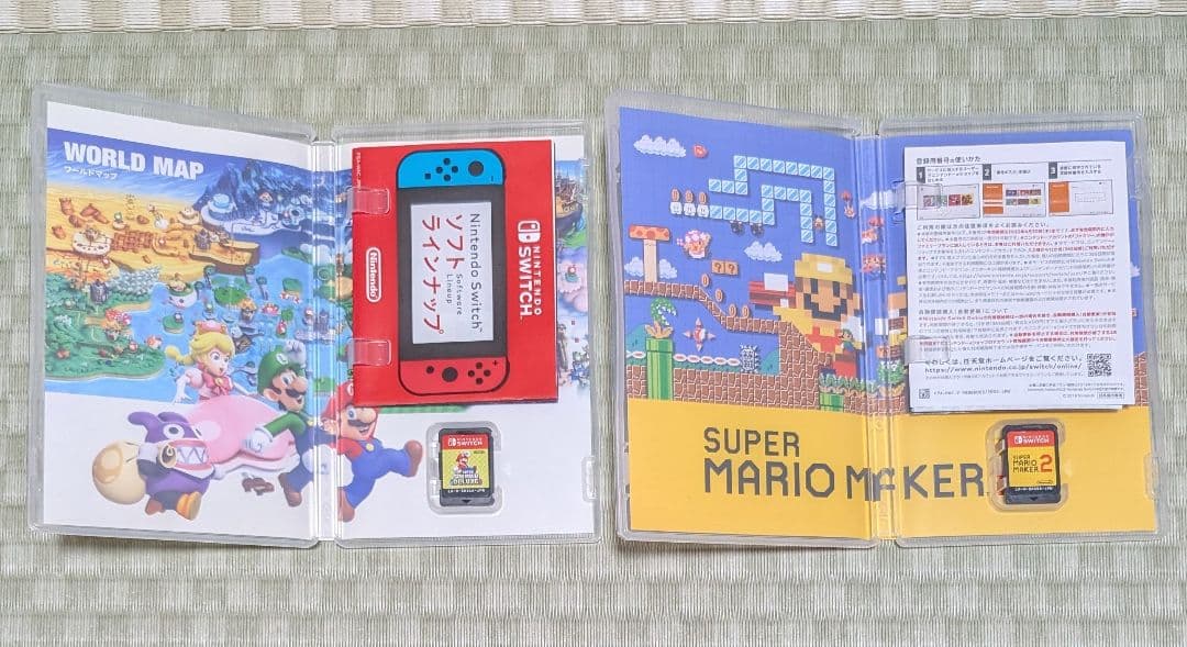 スーパーマリオブラザーズUデラックスとスーパーマリオメーカー2のセット