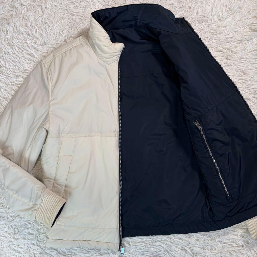 現行/M✨HUGO BOSS ヒューゴボス リバーシブル ジップUP ブルゾン