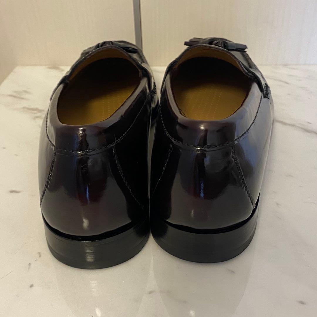 極美品 COLE HAAN ピンチタッセル 27cm C12767 バーガンディ