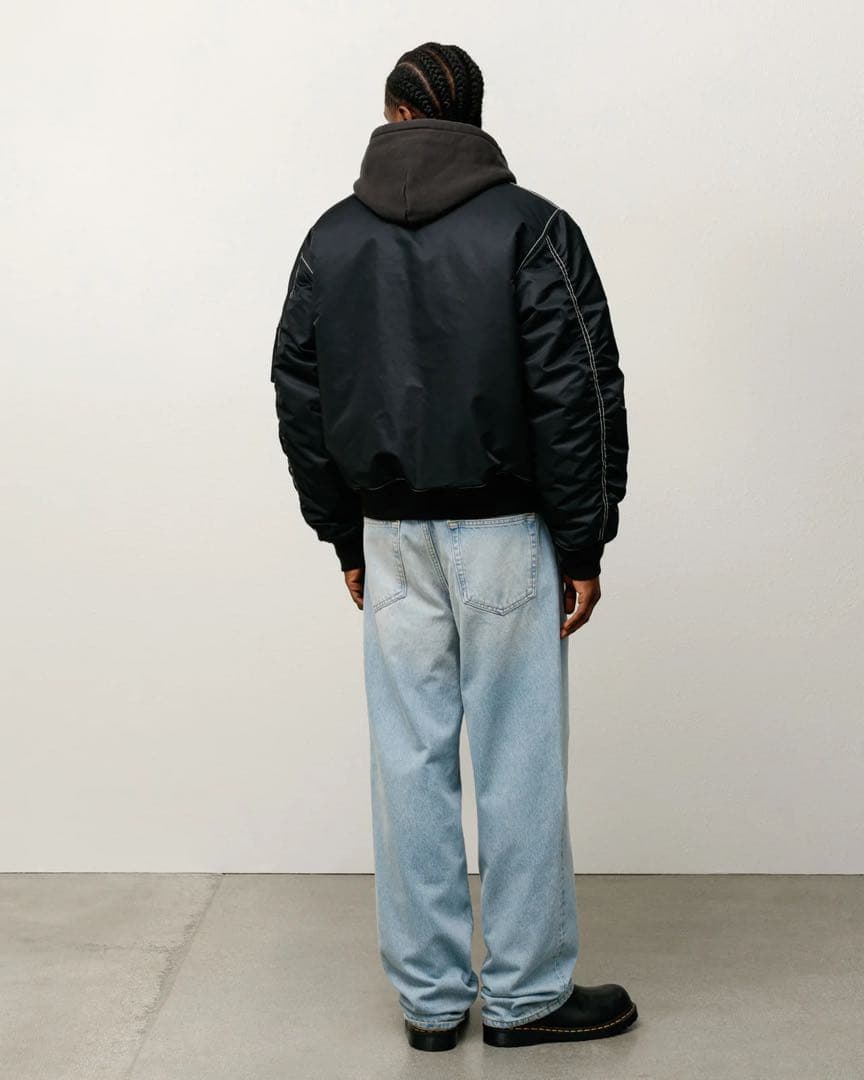 Stussy REVERSIBLE BOMBER JACKET ma1 sサイズ