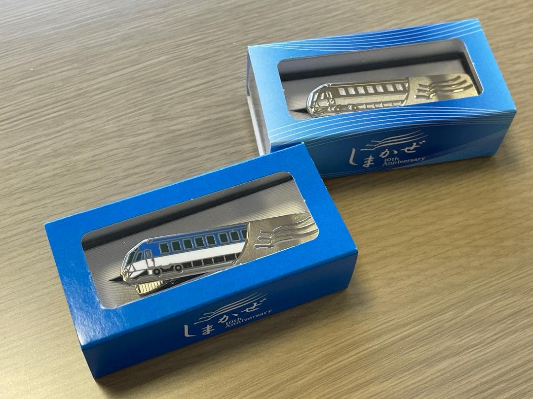 近鉄 しまかぜ ネクタイピン ２個セット 新品・未使用