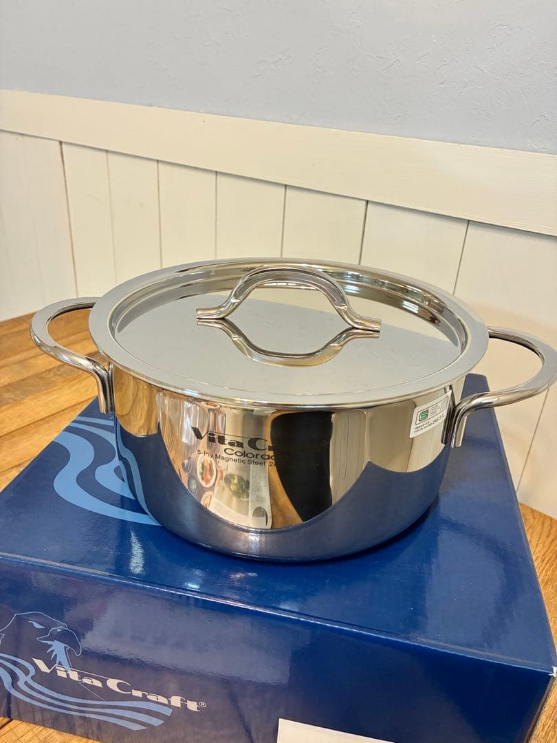 新品 ビタクラフト コロラド 両手ナベ 20cm No.2504