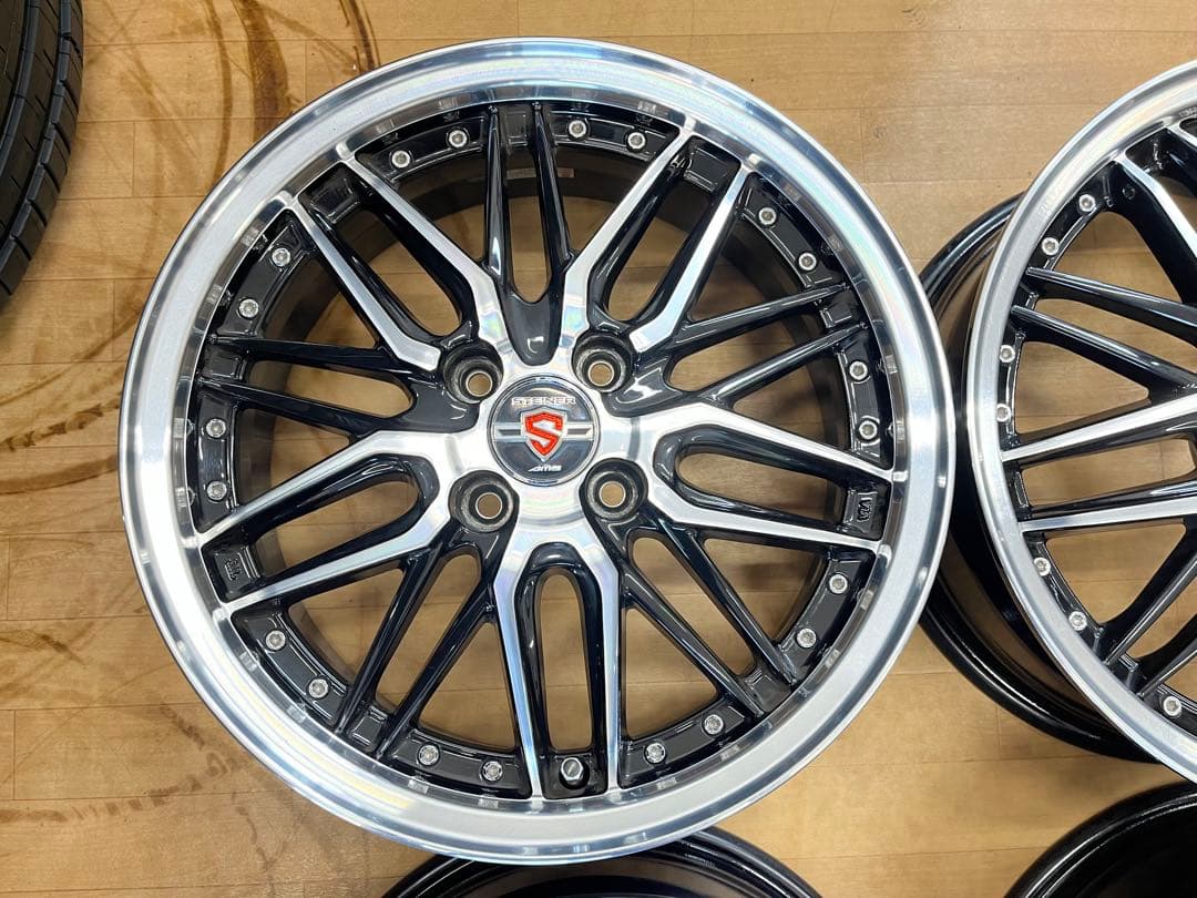 【現品限り】AME シュタイナー 中古アルミホイール 16インチ 4本セット