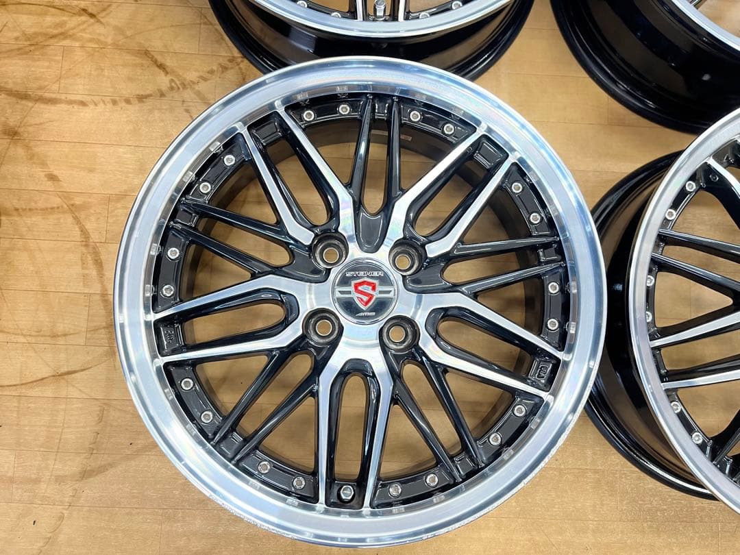 【現品限り】AME シュタイナー 中古アルミホイール 16インチ 4本セット