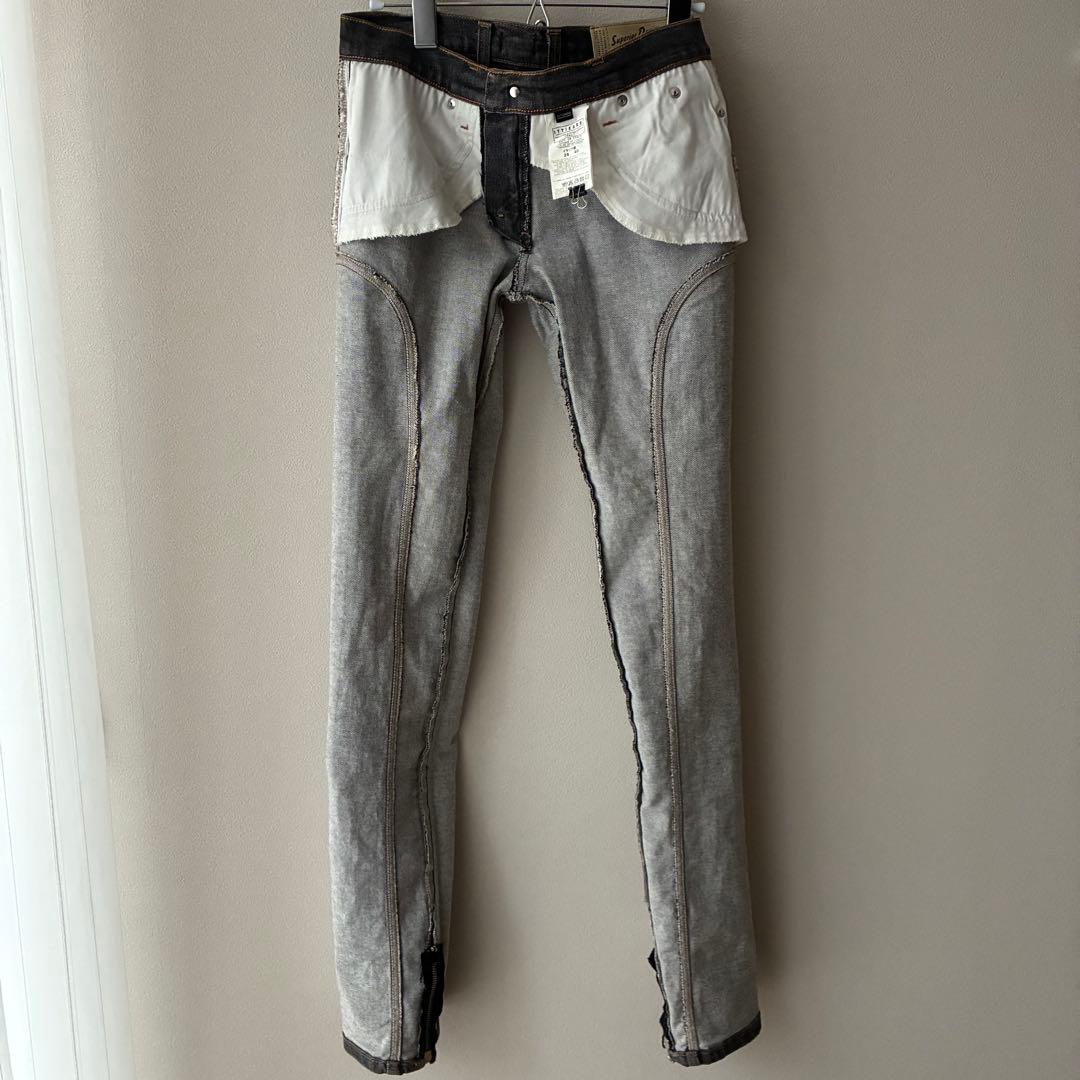 D&G ドルチェ&ガッバーナ ブラック デニムパンツ イタリア製 Y2K 26